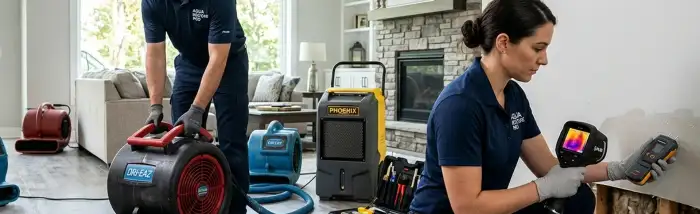 Water damage restoration team in Honolulu, HI, ready for emergency cleanup and repair